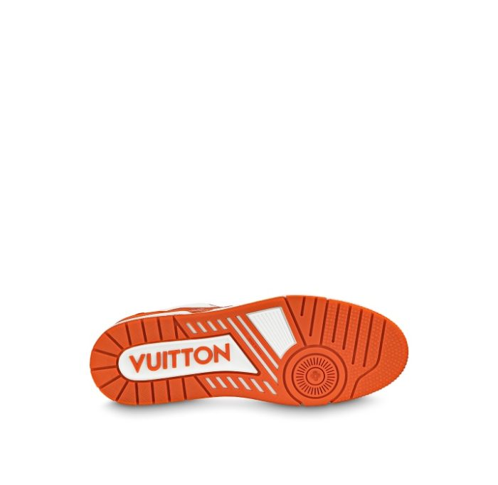 Louis Vuitton LV Trainer White Orange