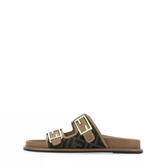 Fendi Plaque Sandals