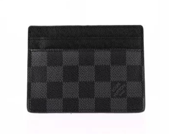 Louis Vuitton Black Damier Graphite Canvas Neo Porte Cartes Card Holder