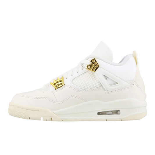 JORDAN 4 Retro 'White & Gold'