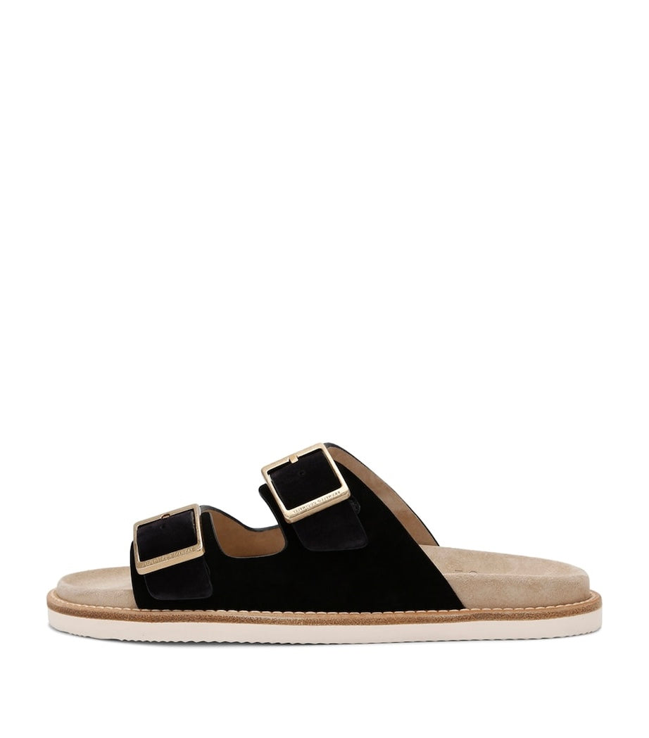 BRUNELLO CUCINELLI
Suede Double-Strap Sandals